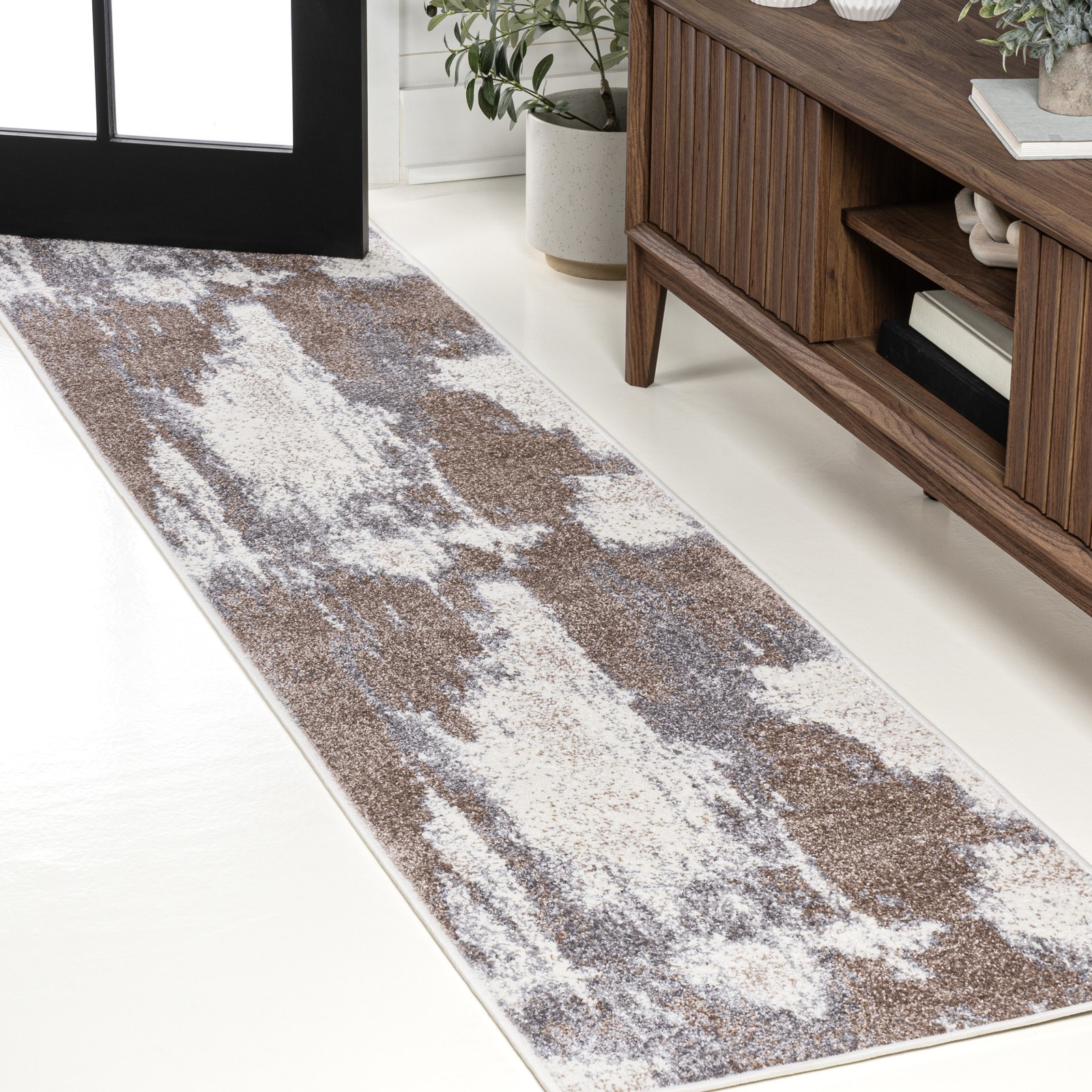 Zoe Contemporary Bohemian Abstract Marble