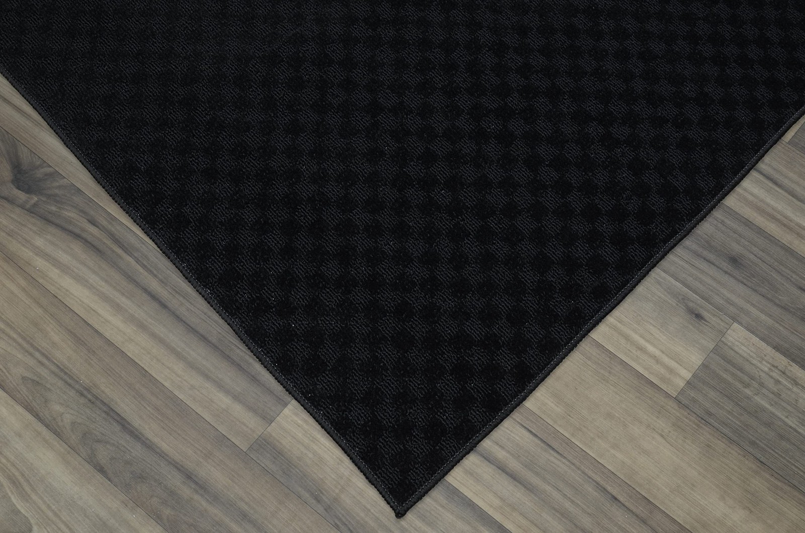 Garland Rug Medallion 6 X 9 Black Non Slip Polypropylene Area Rug- Ideal For