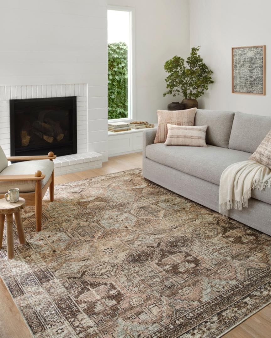 Loloi Amber Lewis Billie Clay/Sage 2’6″ x 12’0″ Runner Rug