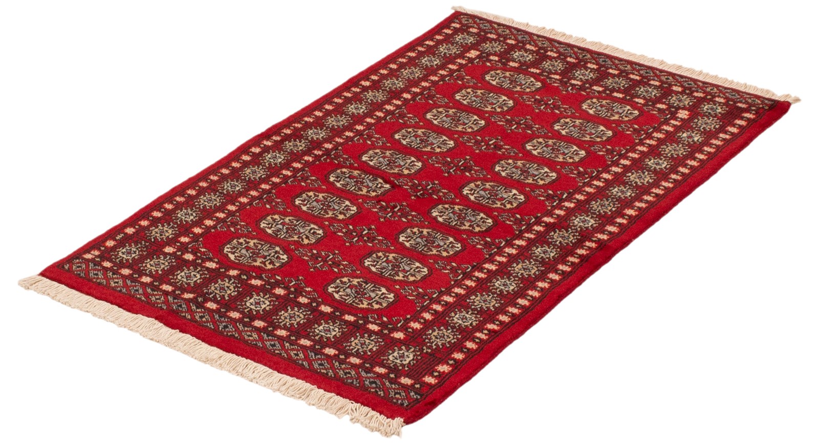 Traditional 3’2″ x 5’0″ Oriental Area Rug Hand-Knotted Wool Carpet
