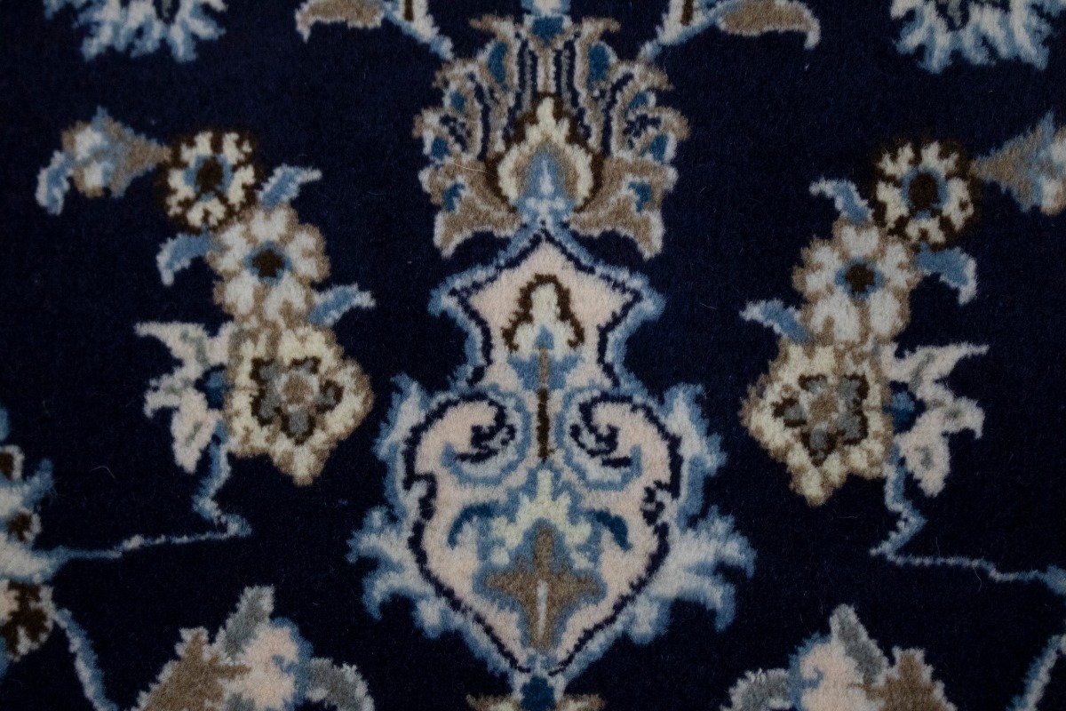 Handmade Traditional Navy Thick Pile Rug Small Oriental Area Home Carpet 3×4 ft
