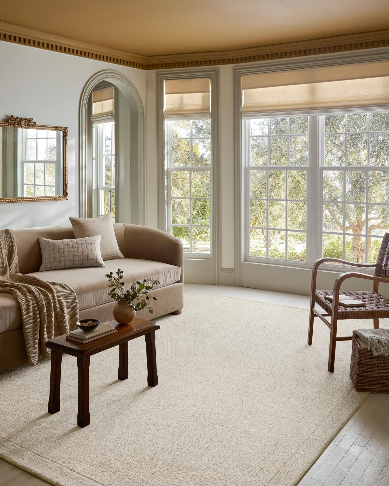 Magnolia Home Henley Ivory/Smoke 2′-6″ x 9′-6″ Runner Rug