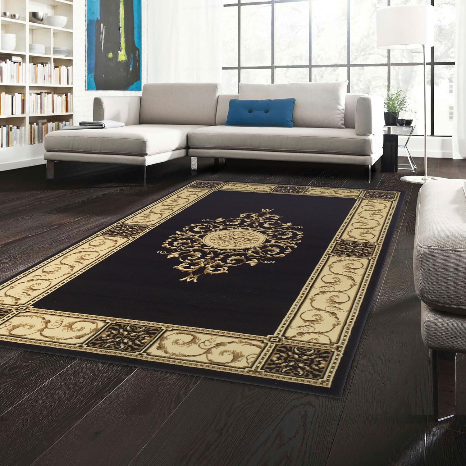 Carpetas Alfombras 5×8 Para Sala Habitacion Salas Comedor De Modernas Chocolate