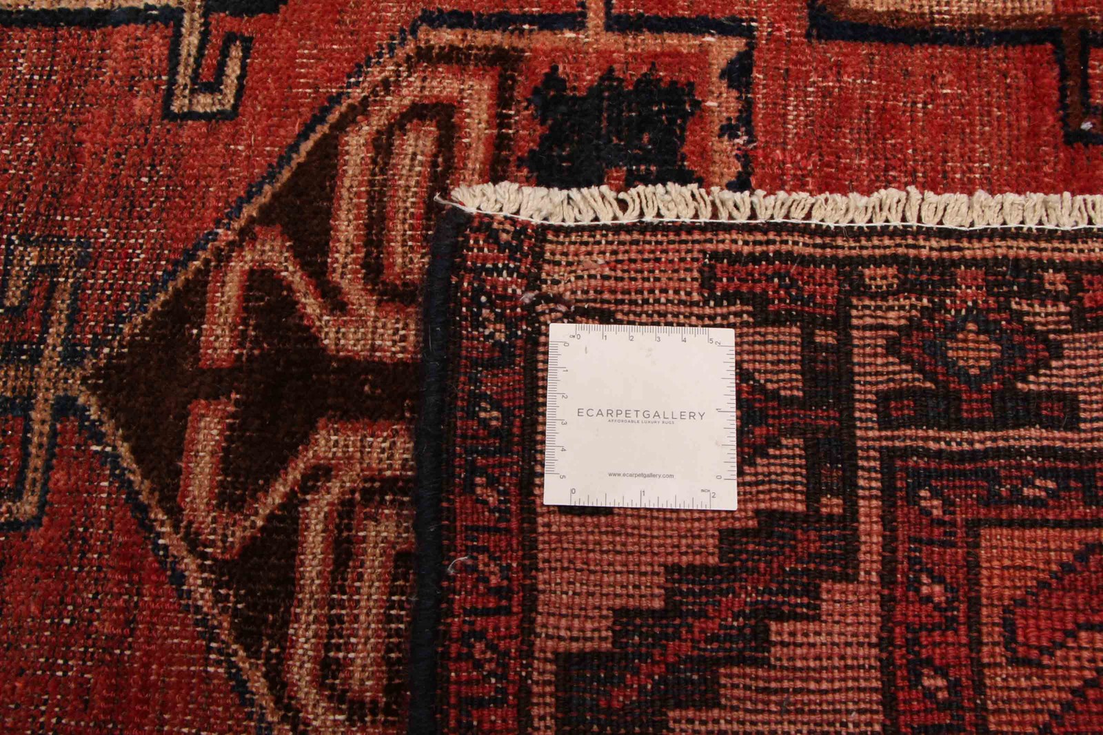 Vintage 5’7″ x 8’3″ Traditional Hand Knotted Vegetable Dye Wool Area Rug
