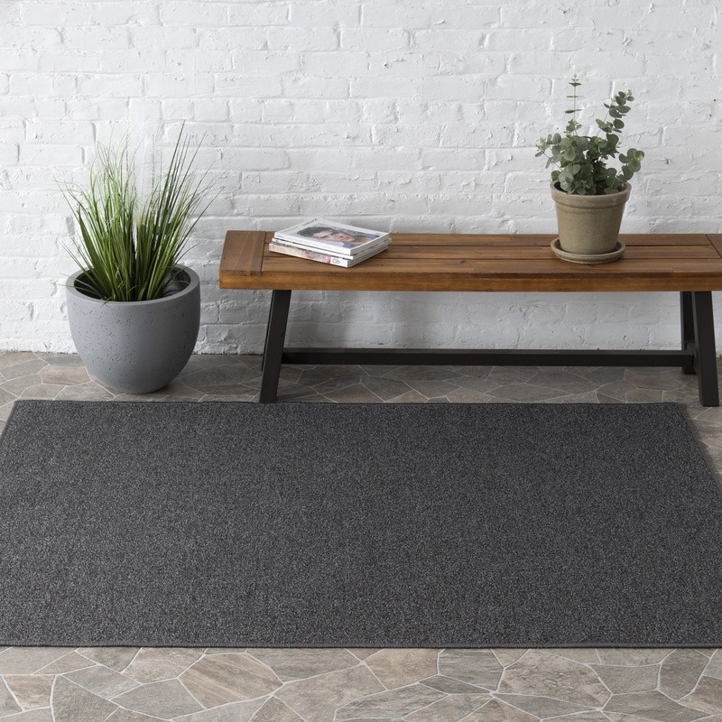 Durable Area Rug Stain Fade Resistant Indoor Utility Rug Easy Cleaning New