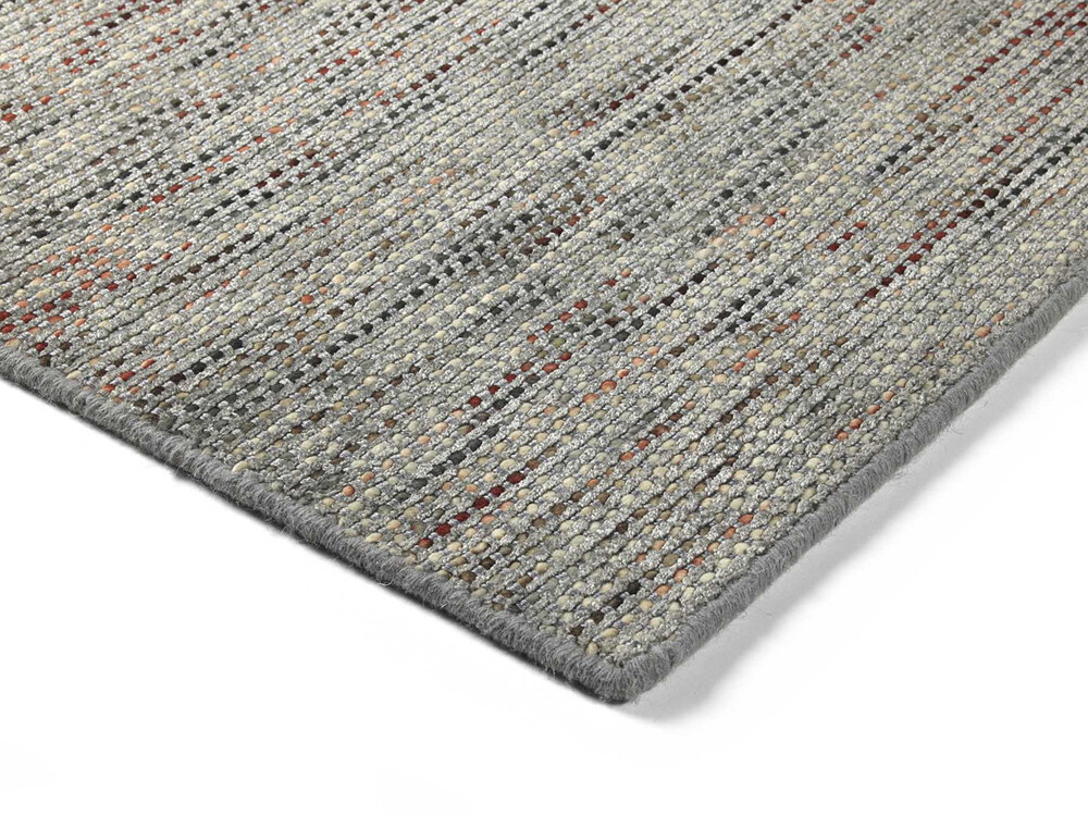Gray Wool Hand Crafted Tonal Single-Color Solid Area Rug ZN1 – Aprx 5′ x 7′ 6″