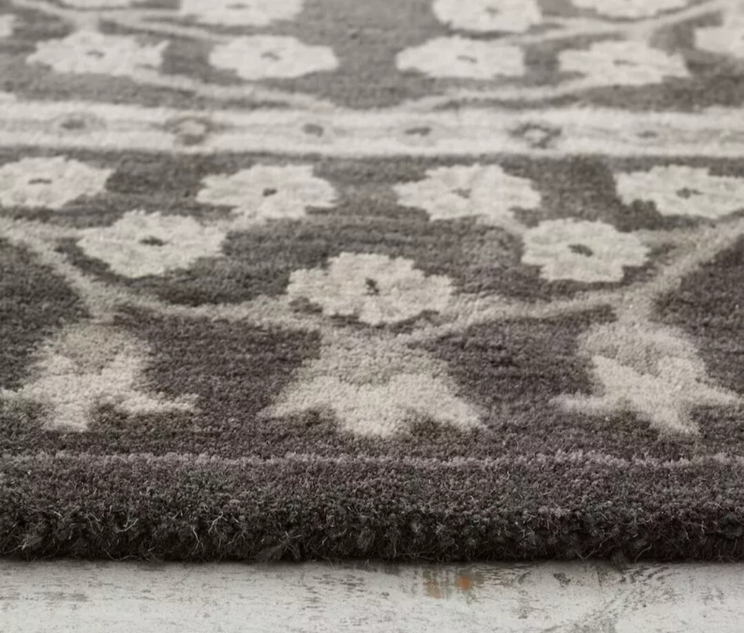 Charcoal Color Modern Style Hand-Tufted Rug, Awesome For Bedroom , LivingRoom