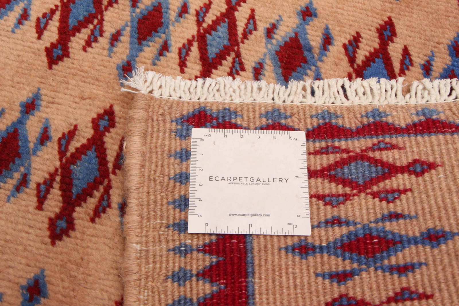 Vintage 3’2″ x 4’3″ Traditional Hand Knotted Vegetable Dye Wool Area Rug