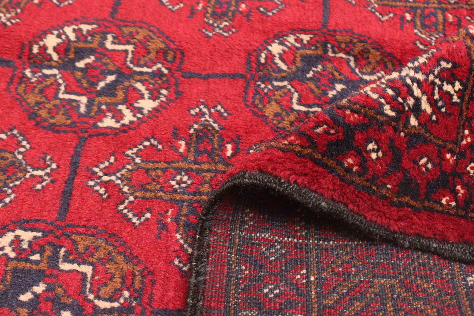 Vintage Hand-Knotted Area Rug 3’8″ x 6’7″ Traditional Wool Carpet