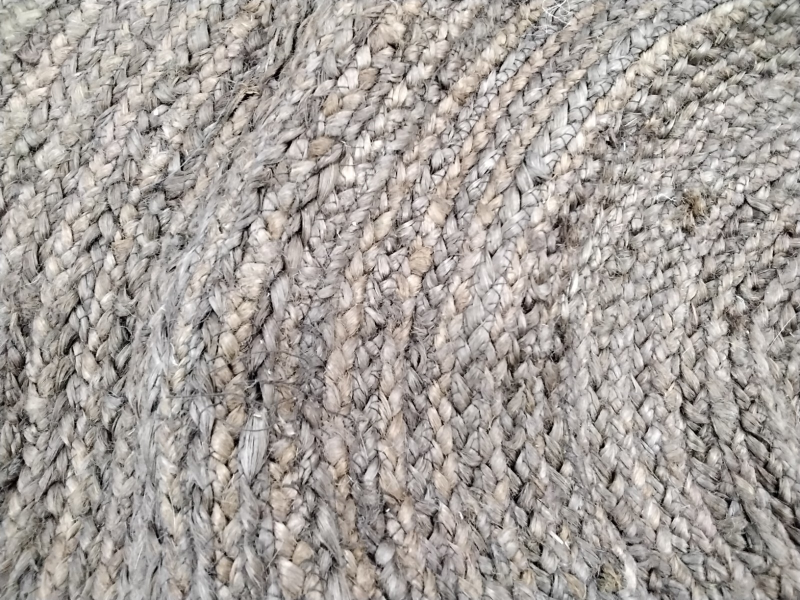 BROWN 6′ X 6′ Round Pulled Threads Rug, Reduced Price 1172728411 NF364T-6R