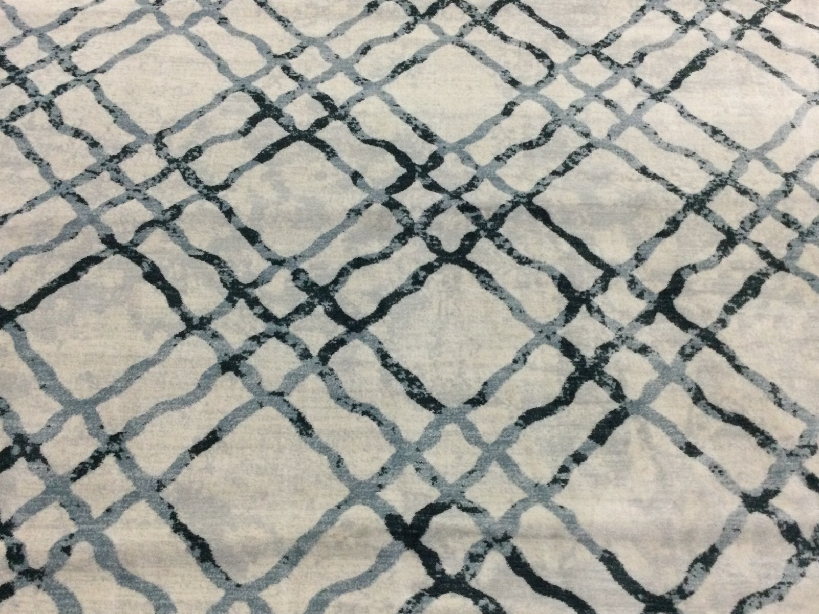 IVORY / TURQUOISE 8′ X 10′ Back Stain Rug, Reduce price 1172655499 ISA957A-8