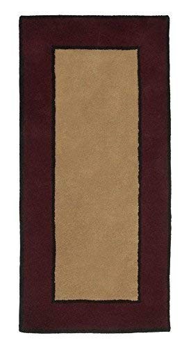 Hearth Rug Wool Berry 56 Inch Rectangular Handtufted Low Pile Flame Resistant