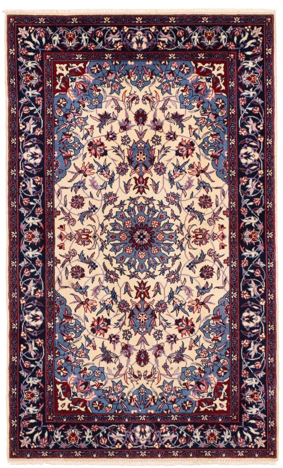 Traditional Hand-knotted Carpet 3’0″ x 5’1″ Wool Oriental Area Rug