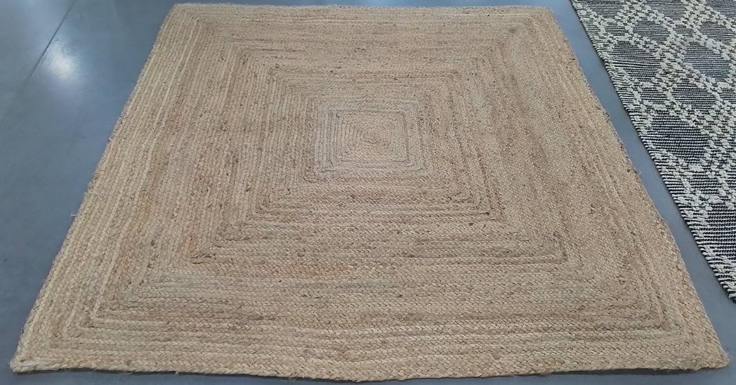 NATURAL 6′-0″ x 6′-0″ Flaw in Rug, Reduced Price 1172806490 CAP252A-6SQ