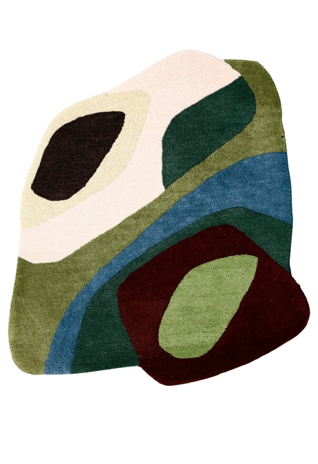 Moss River Hand-Tufted Shape Rug