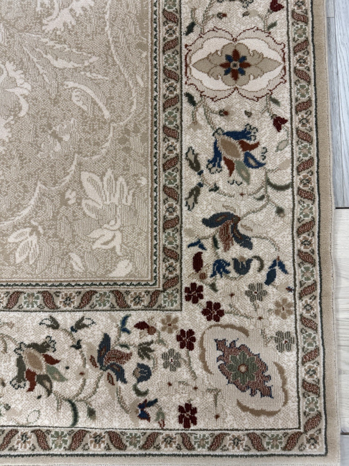 Karastan Veranda Collection Villa-Ivory 466-98960 5’2×7’10 100% Wool rug ::NEW::