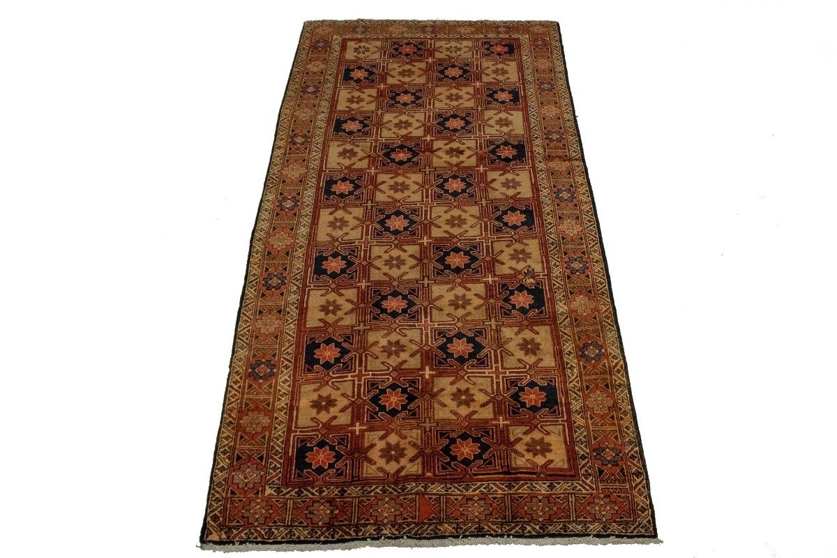 5X10 ft Rare Vintage Handmade Oriental Runner Rug Unique Pattern Kitchen Hallway