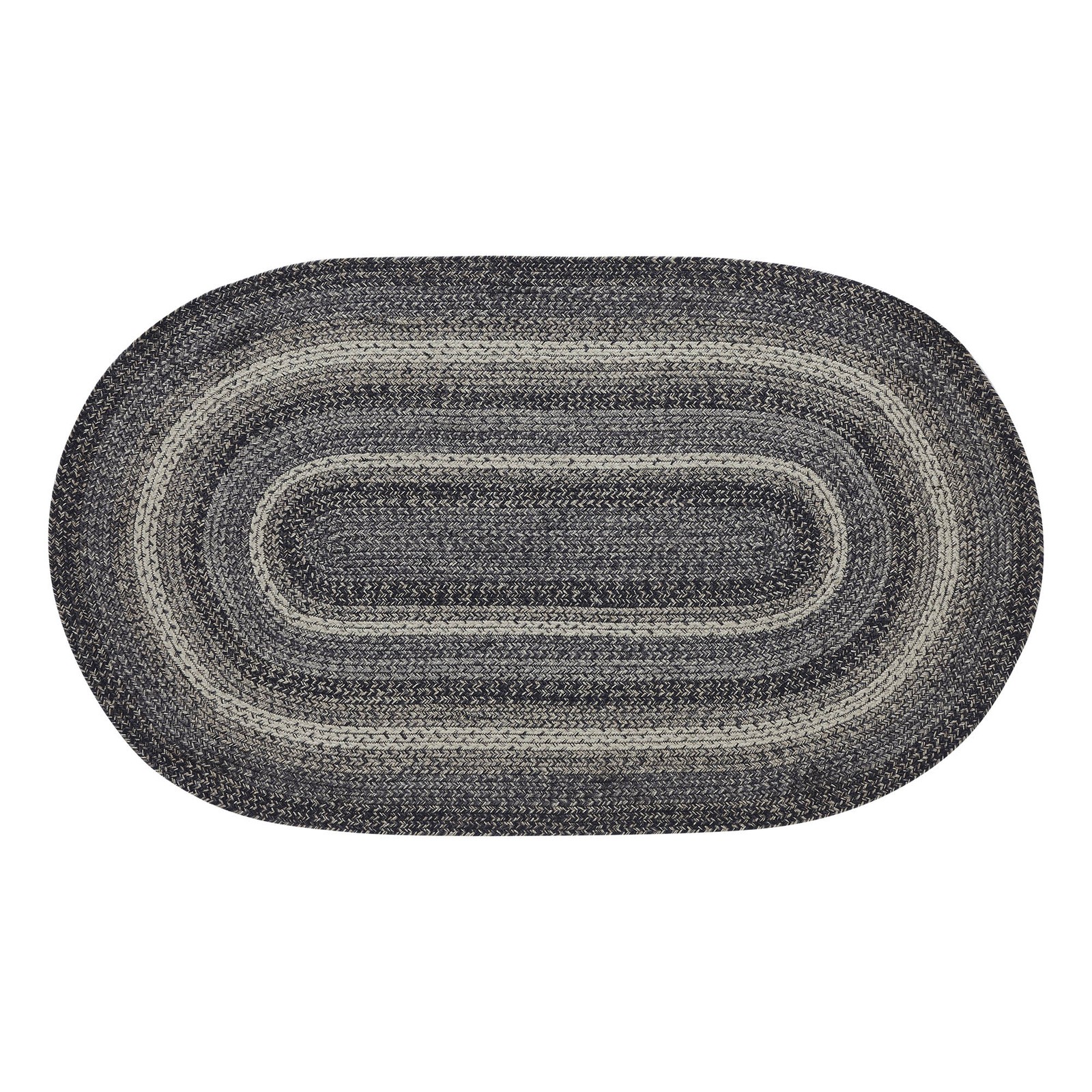 Farmhouse 36″x60″ Area Rug Black Sawyer Mill Textured Pad Floor Decor VHC Brands