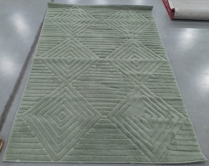 GREEN 4′-0″ x 6′-0″ Flaw in Rug, Reduced Price 1172806242 SLE684Y-4