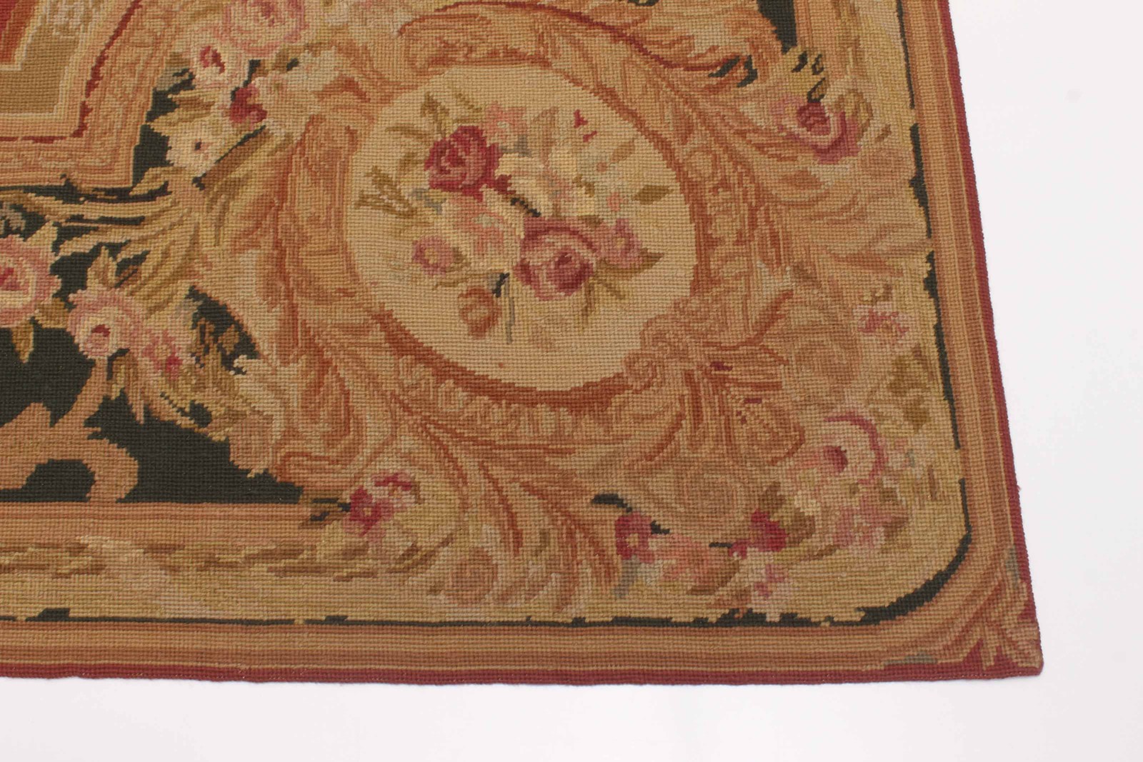 Vintage Hand Woven Area Rug 5’10” x 8’10” Traditional Wool Oriental Carpet