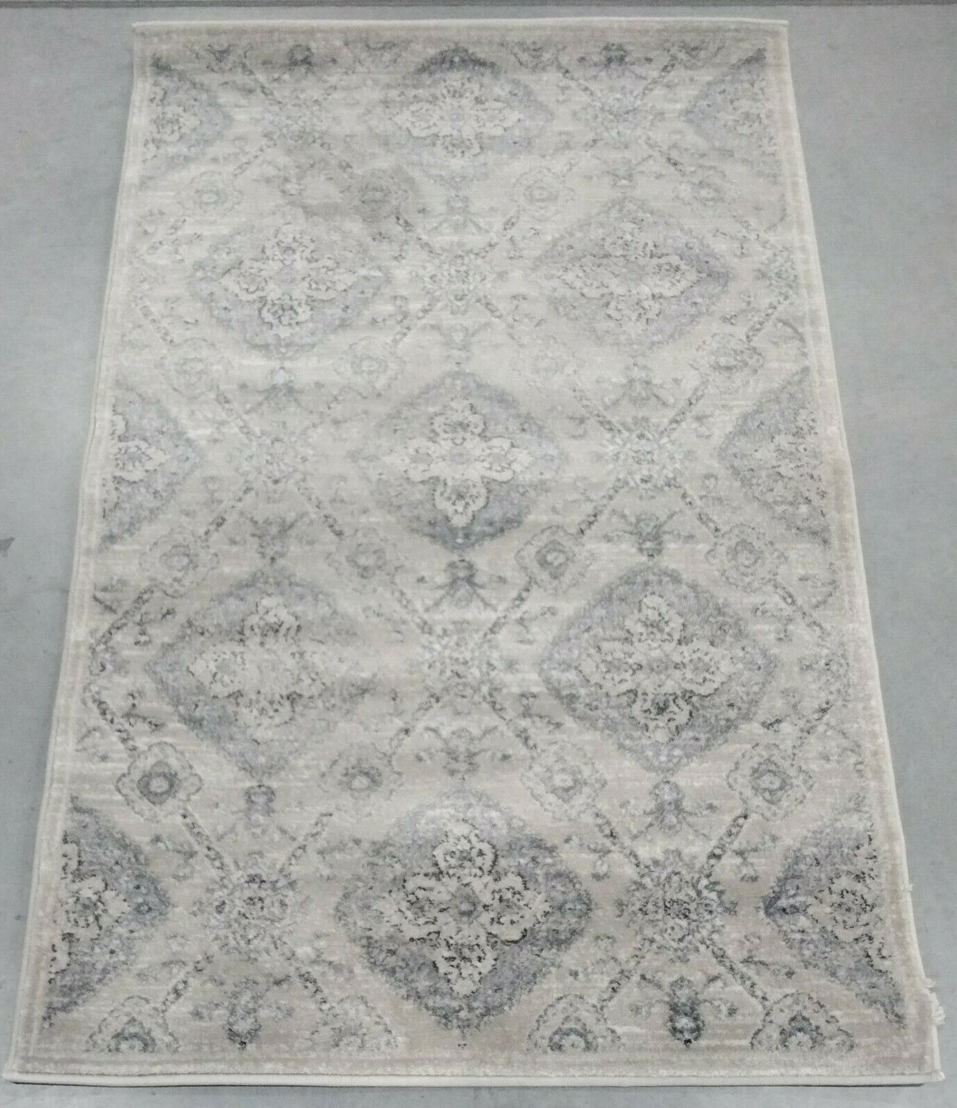 TAUPE / LIGHT BLUE 3′ X 5′ Loose Threads Rug, Reduced Price 1172701606 CNG623B-3