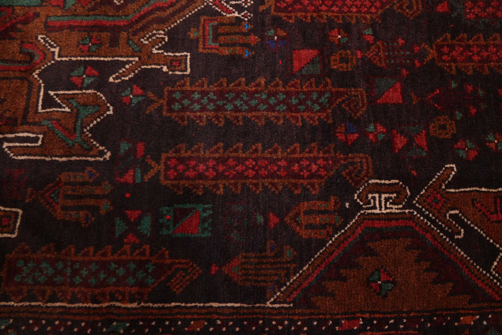 Vintage Traditional Hand-Knotted Area Rug 4’4″ x 6’3″ Oriental Wool Carpet