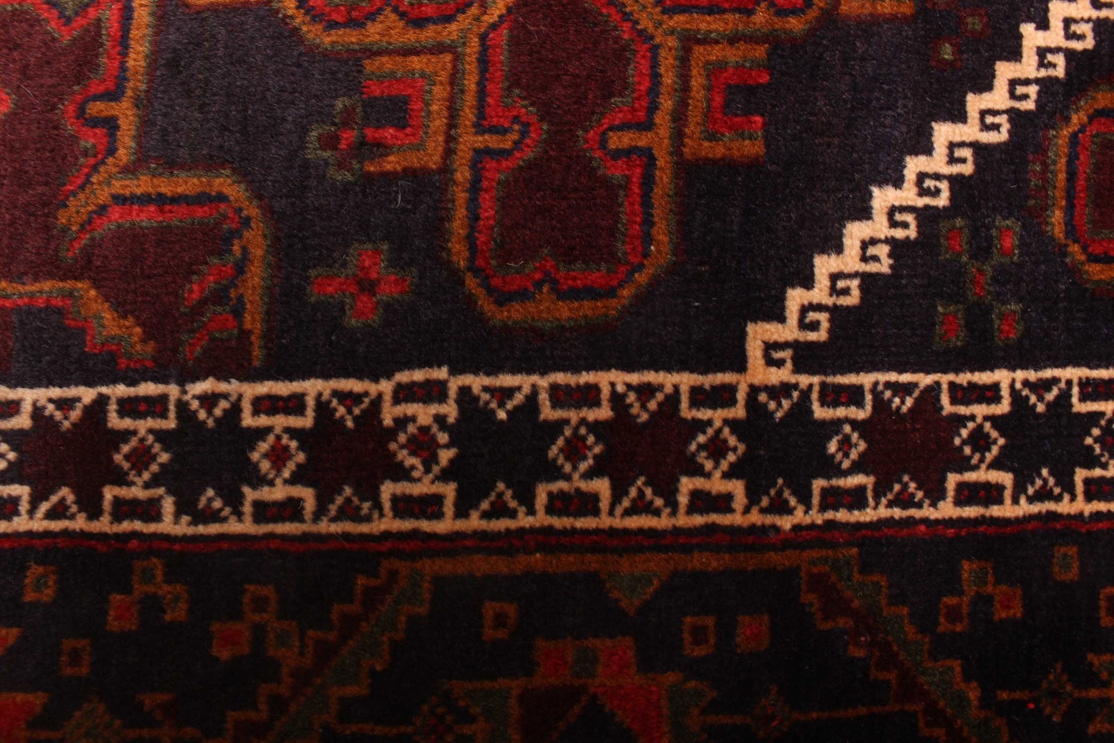 Vintage Hand-Knotted Area Rug 2’10” x 4’4″ Traditional Oriental Wool Carpet