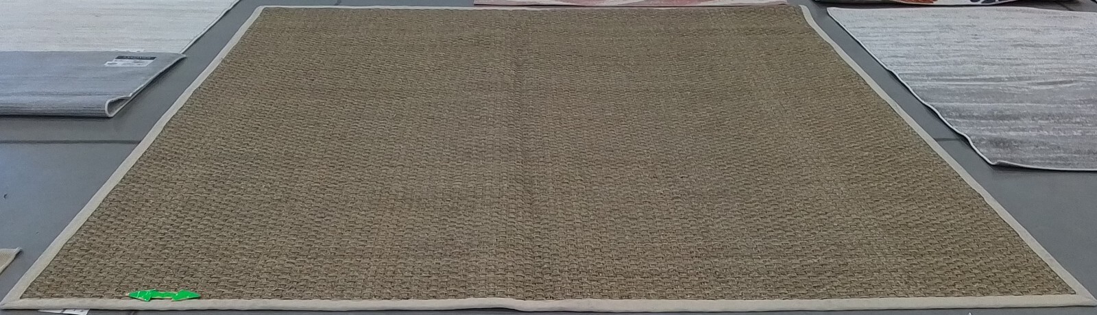 NATURAL / IVORY 10′-0″ x 10′-0″ Damaged Rug Reduced Price 1172768803 NF114J-10SQ