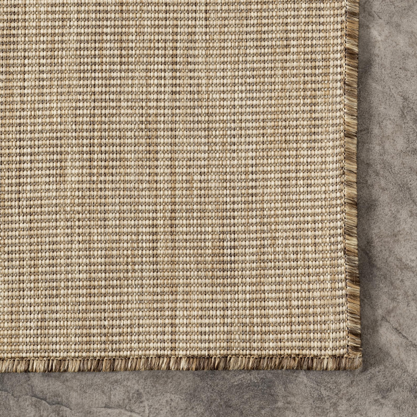 Outdoor Performance Collection Nakia Brown/Ivory, 6’7″ Round, Soft, High Traf…