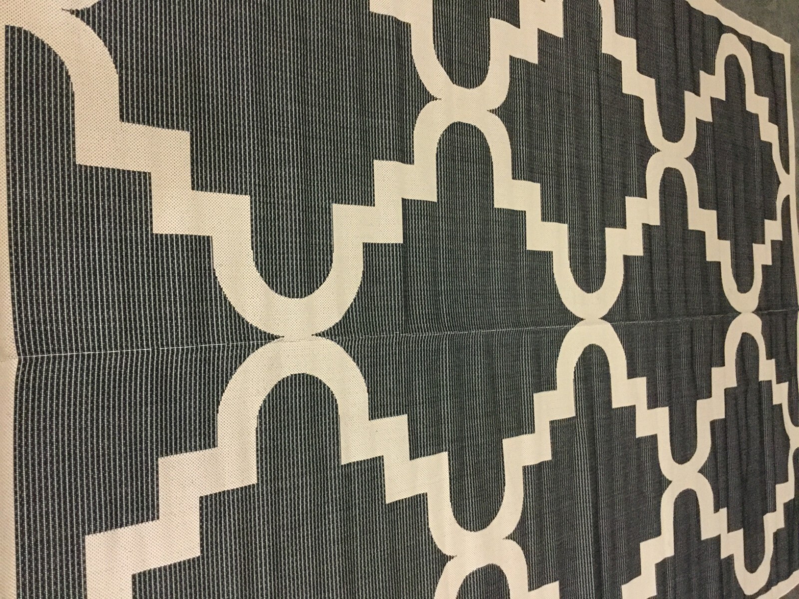 BLACK / BEIGE 9′ X 12′-6″ Damaged Rug, Reduced Price 1172661837 CY6017-266-913