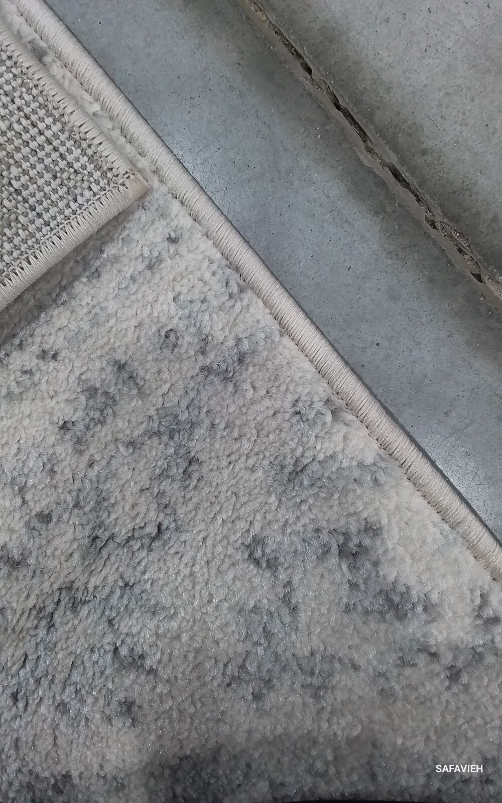 IVORY / GREY 2′-0″ x 13′-0″ Back Stain Rug, Reduced Price 1172769729 TUL272A-213