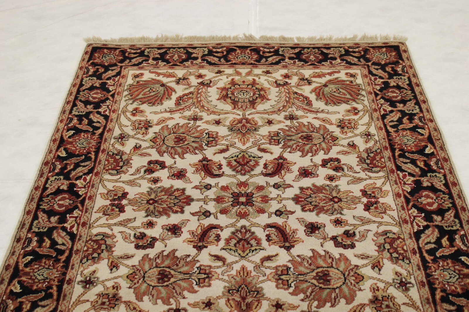 4’0″ x 6’0″ ft. Jaipur Vegetable Dye Hand Knotted Oriental Wool Authentic Rug