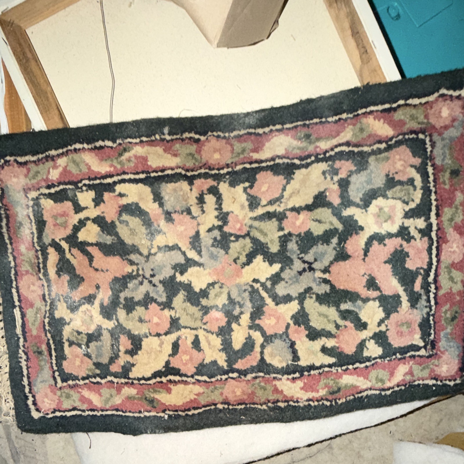 Floral Rectangle Area Rug 24×36 in Multicolor Floral & Garden Adults