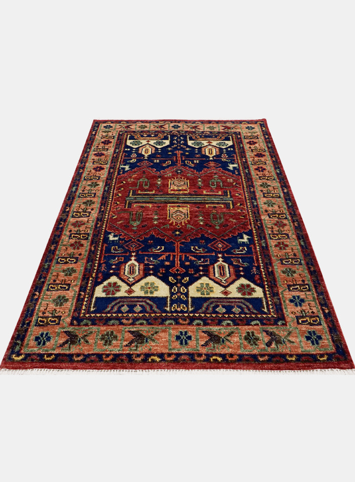 100% Wool Rug Custom Hand Knotted Pottery Barn Nicolette Cardinal Red Area Rug