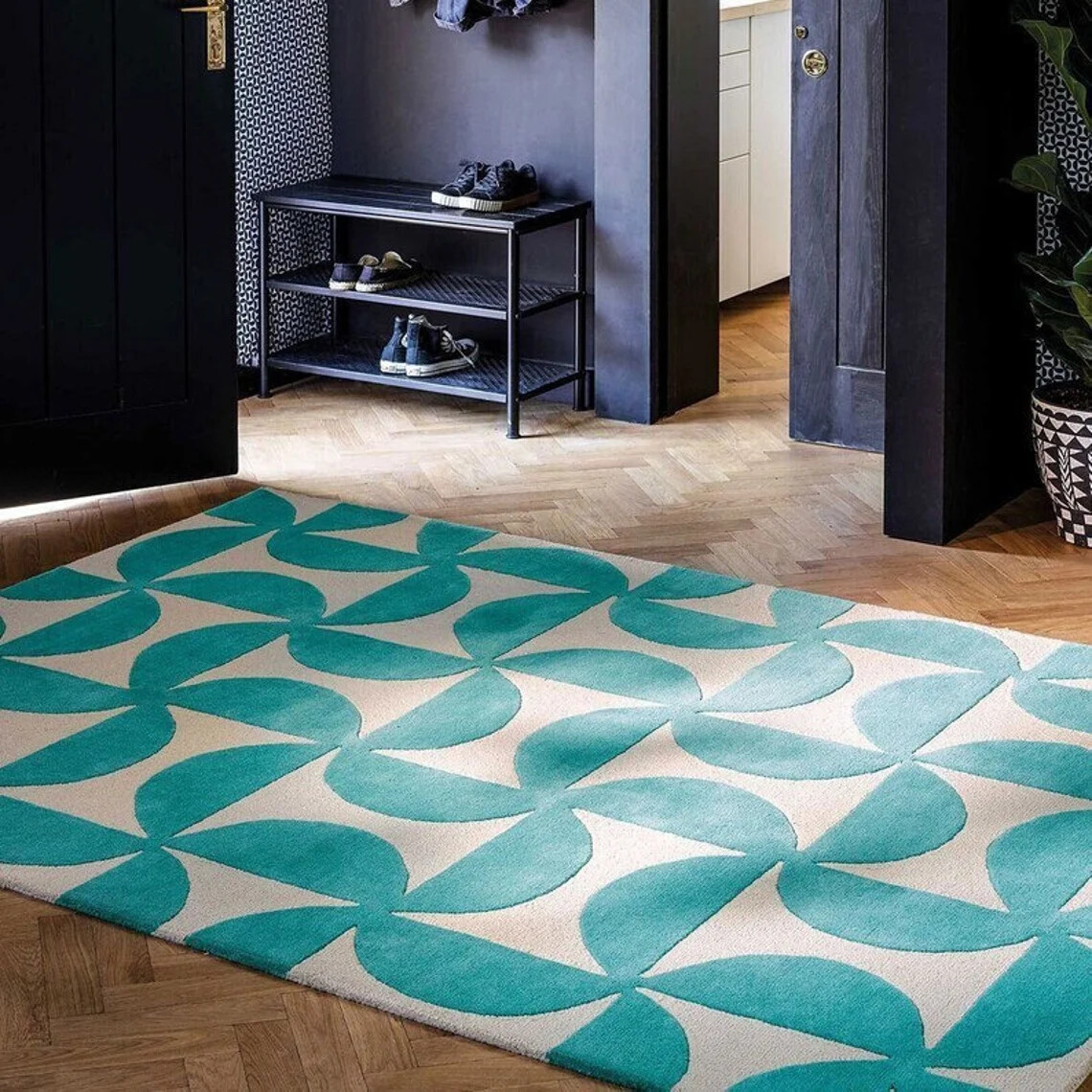 Handmade hand tufted Rug 100% Woolen designer rug 2×3 3×5 4×6 5×8 6×9 7×10 8×10
