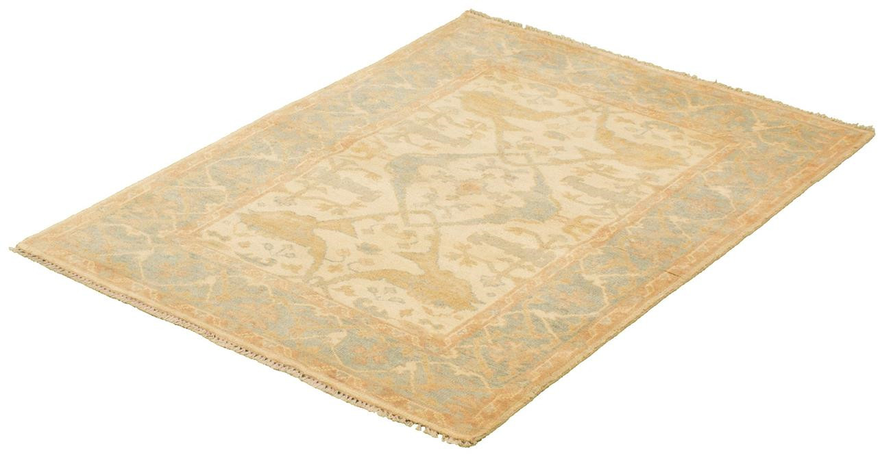 Hand Knotted Area Rug 4’1″ x 5’10” Traditional Oriental Wool Carpet
