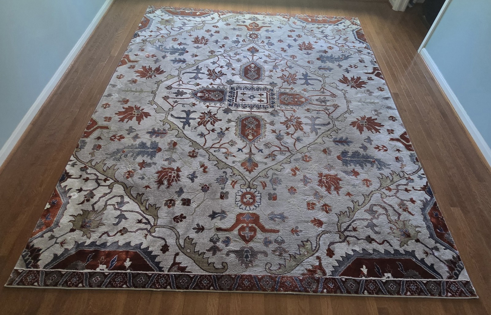 Home Decorators Collection Talya Ivory/Red 8 ft. x 10 ft. Medallion Area Rug VTG