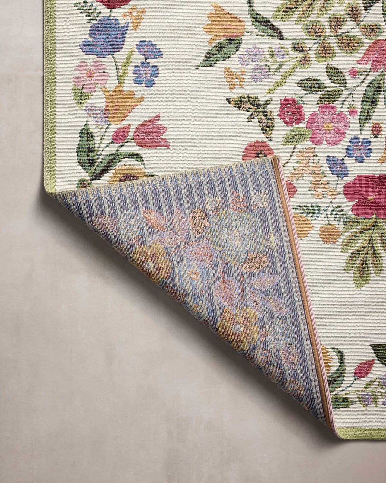 Loloi Rifle Paper Co. Perennial Collection Blossom Prn-01 Cream 2-5 X 5-6