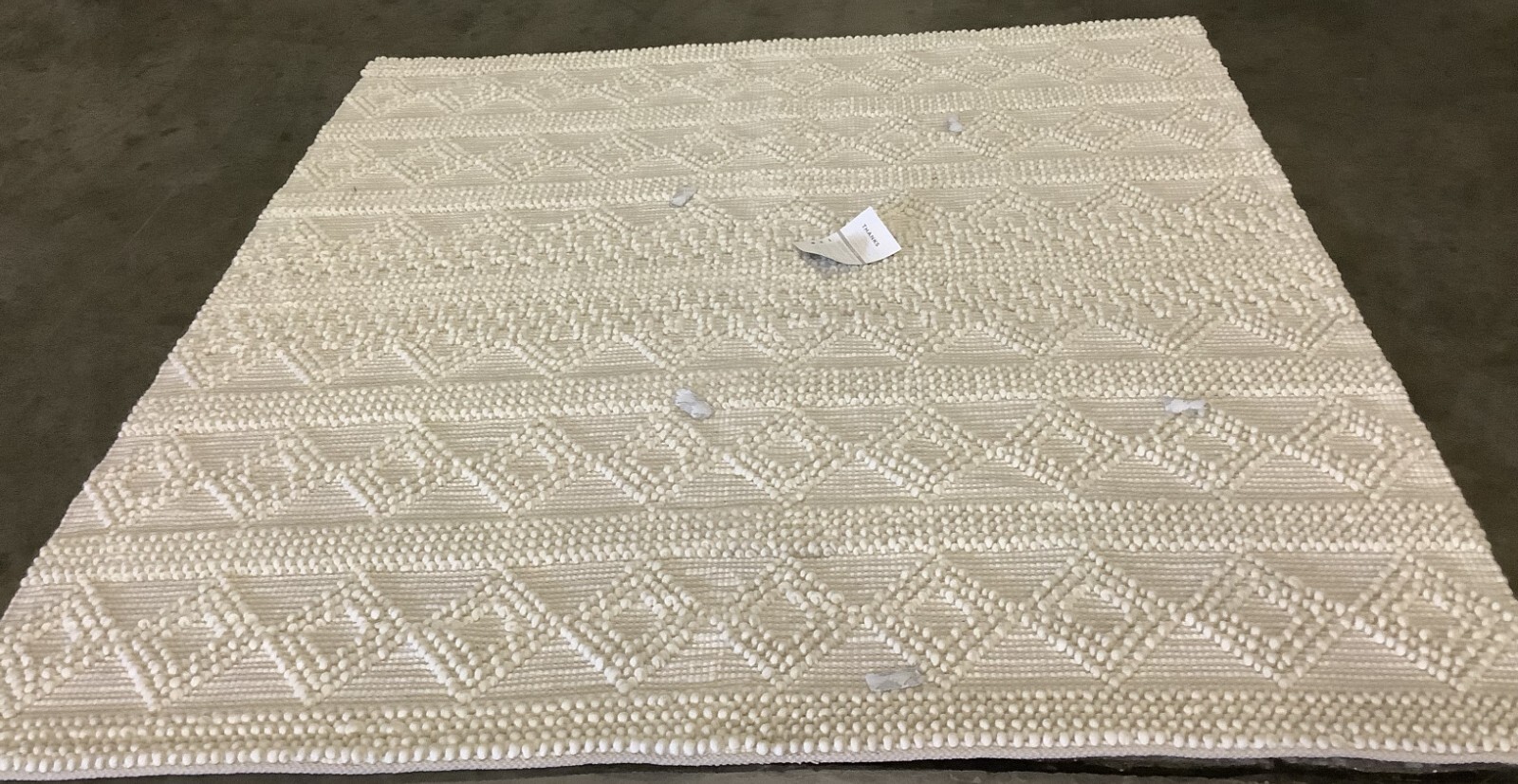 IVORY 7′ X 7′ Square Flaw in Rug, Reduced Price 1172666362 NAT102C-7SQ
