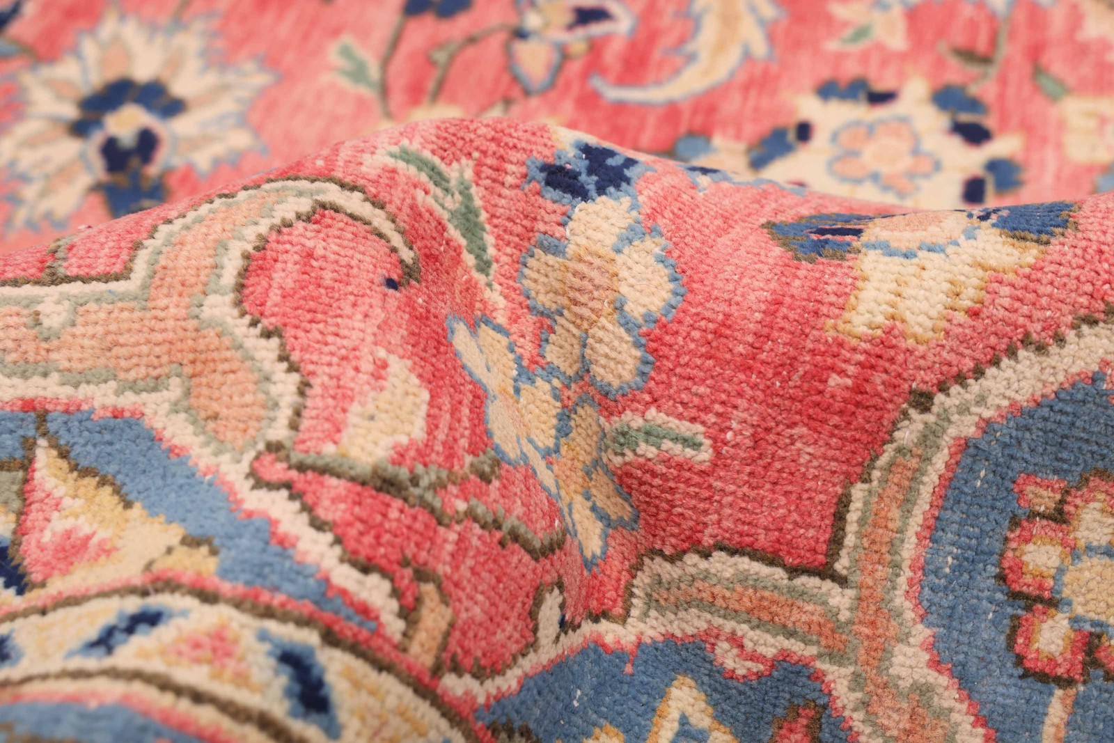 Traditional Vintage Hand-Knotted Area Rug 9’1″ x 13’5″ Oriental Wool Carpet