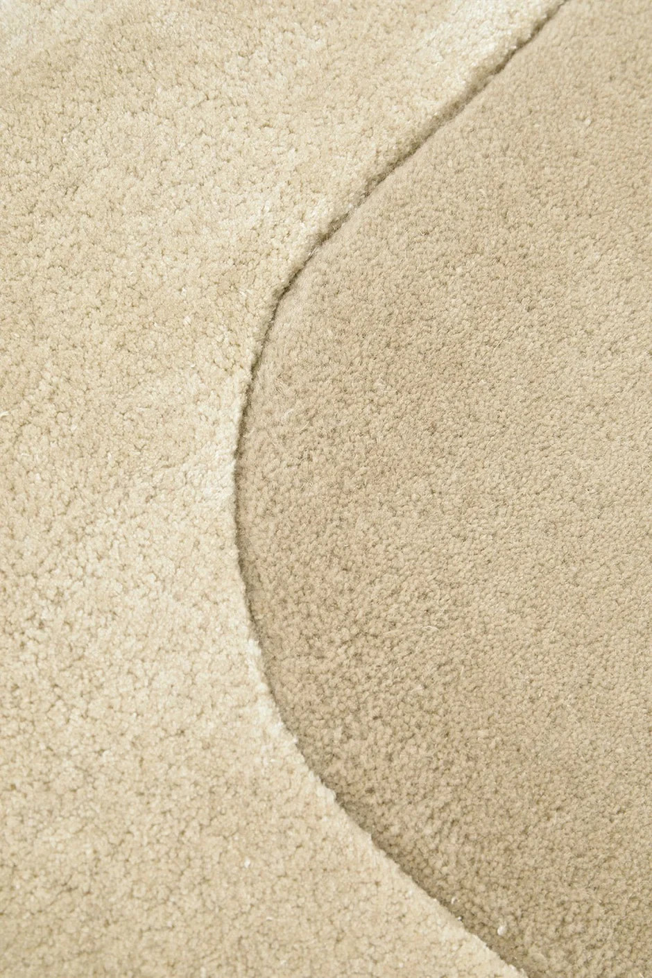 Hand Tufted Beige Wool Area Rugs Modern Abstract Rugs for Living Room 8×10 9×12