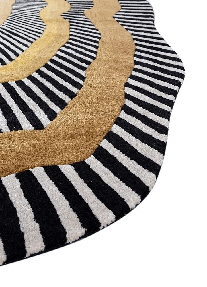 Hand-Tufted Nz Woolen Carpet are rug ebony/dark amber gold hand tufted Rug 9×15