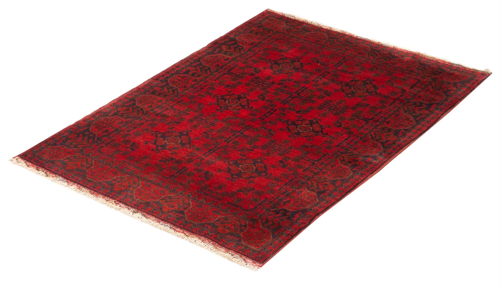 Traditional Hand Knotted Oriental Area Rug 3’4″ x 5’0″ Wool Carpet