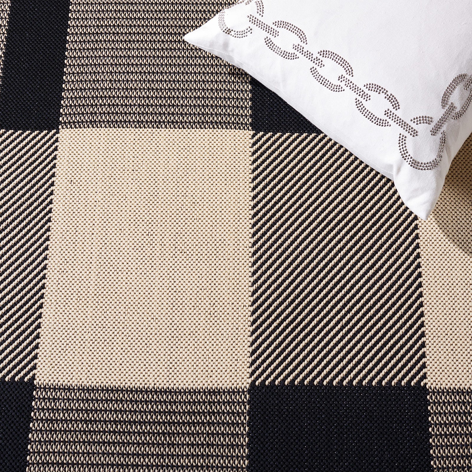 Safavieh Courtyard Collection CY6201 Plaid Indoor/ Outdoor Non-Shedding Stain Re