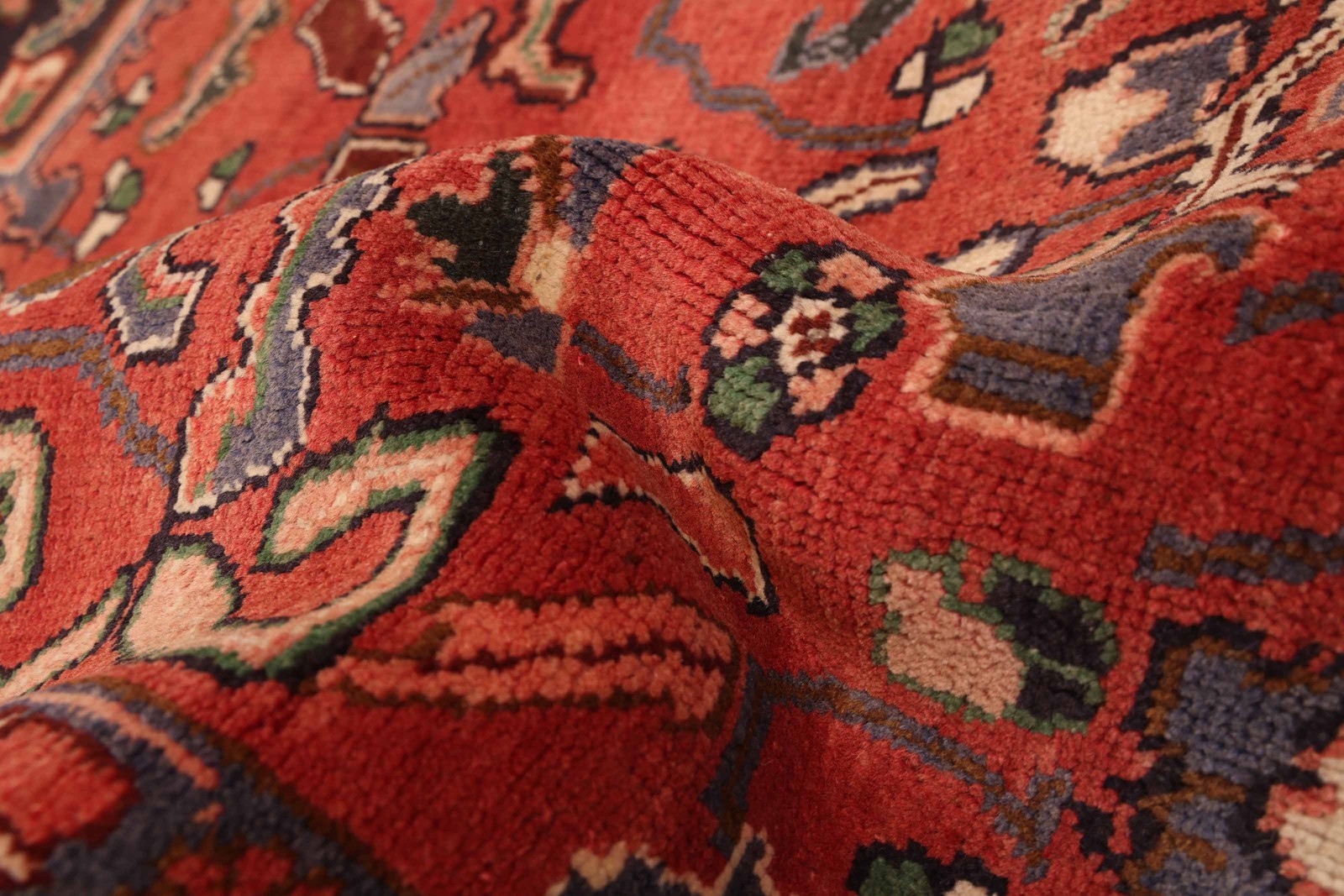 Traditional Vintage Hand-Knotted Area Rug 6’4″ x 9’3″ Oriental Wool Carpet