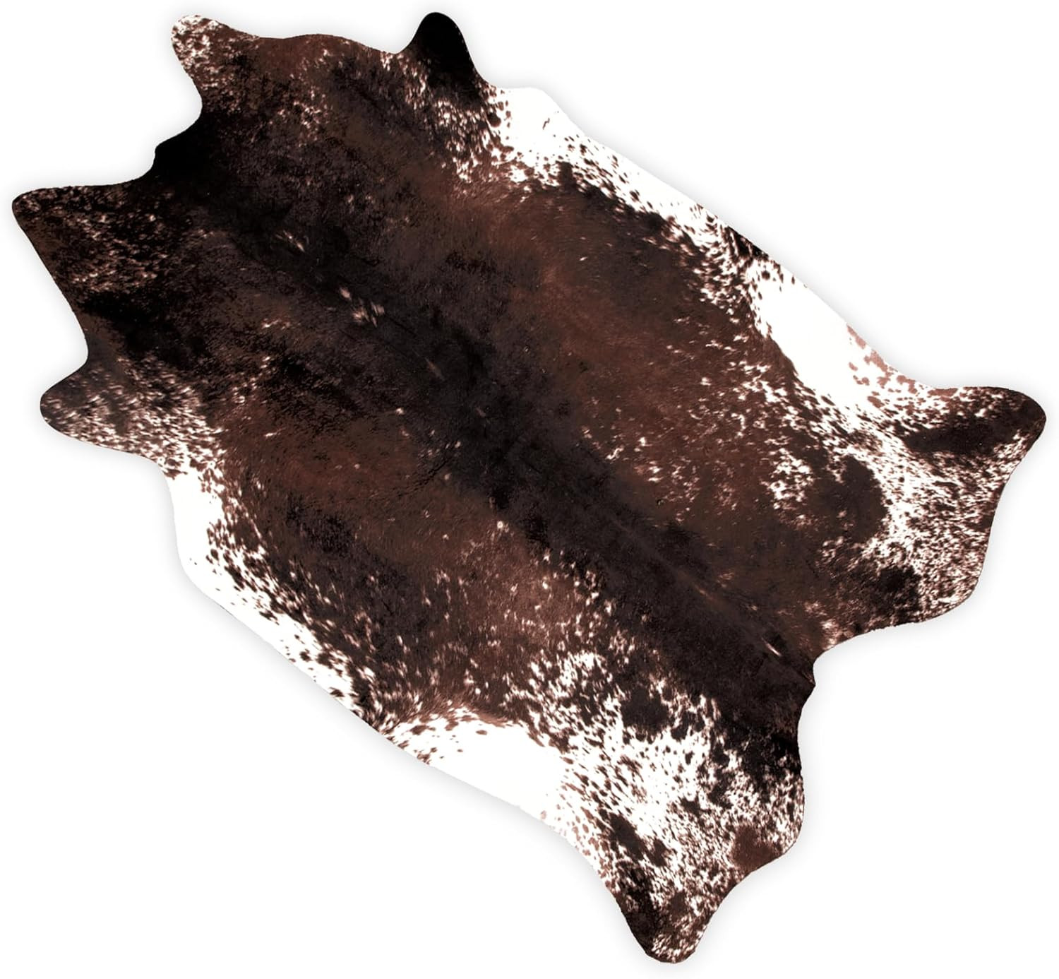 Faux Cowhide Rug Cow Print Western Area Rug Non Slip 43″ x 29″ Carpet