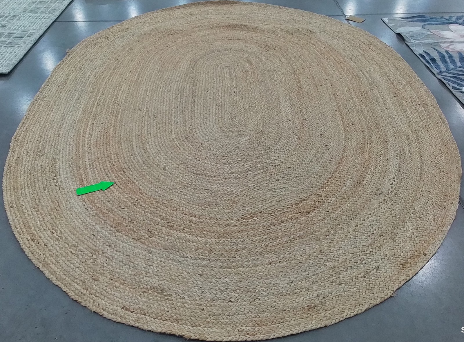 NATURAL 8′-0″ x 10′-0″ Broken Thread Rug, Reduced Price 1172798190 CAP252A-8OV