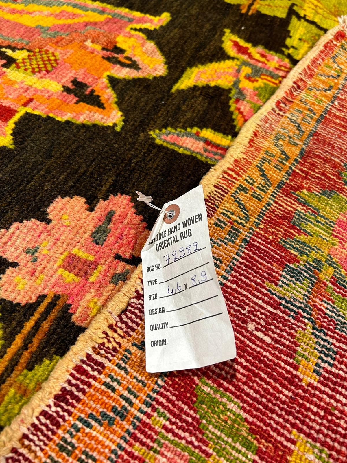 5′ x 9′ Antique Handmade Samarkand Azarbayjan Runner Rug #72982
