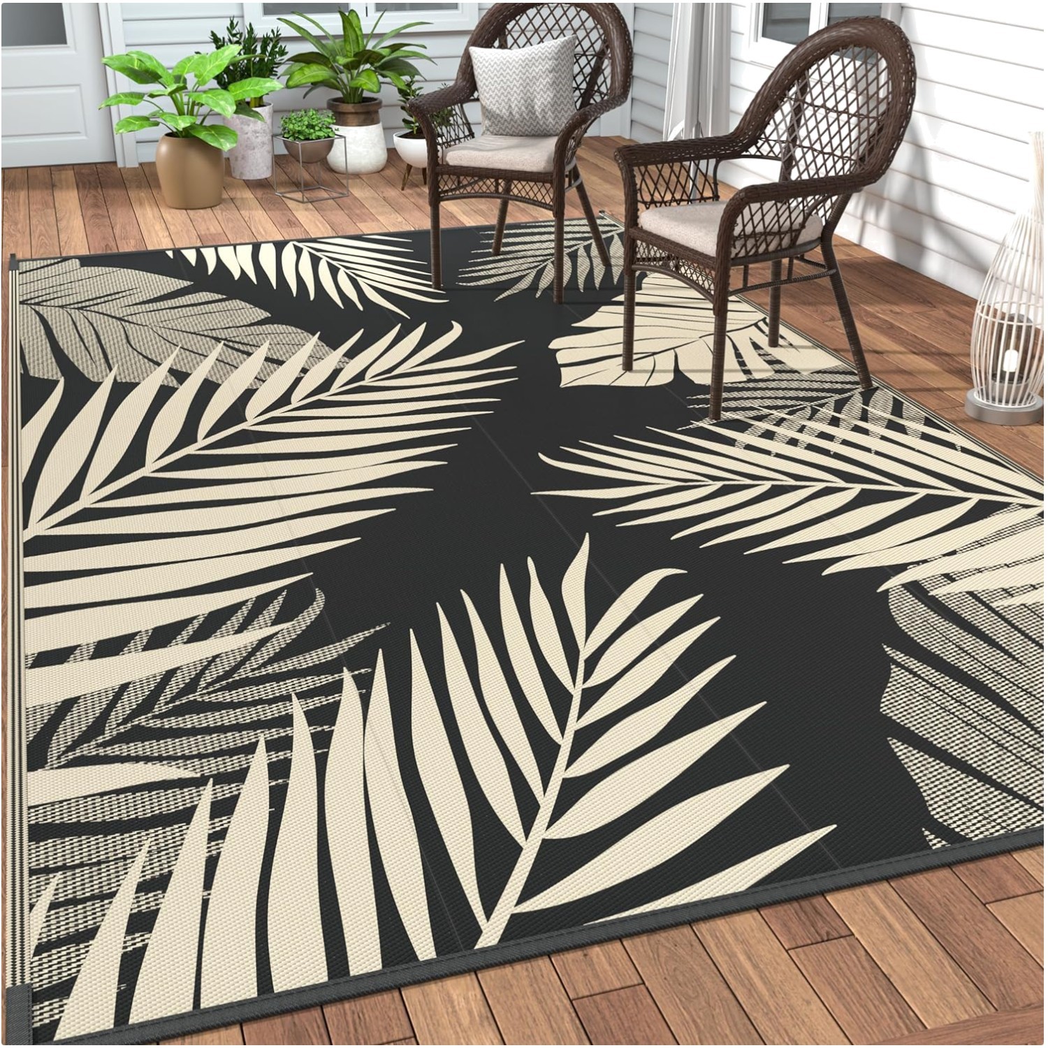 Portable Outdoor Rug 6′ x 9′ – Waterproof & Stain Resistant for All Occasions