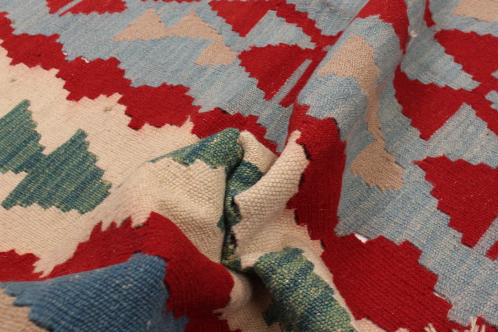 Vintage Hand Woven Area Rug 3’11” x 5’8″ Traditional Wool Oriental Carpet